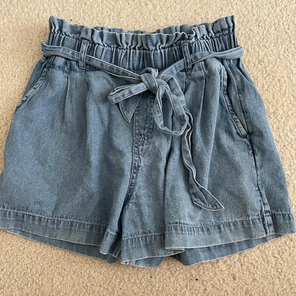 American eagle jean bag shorts
